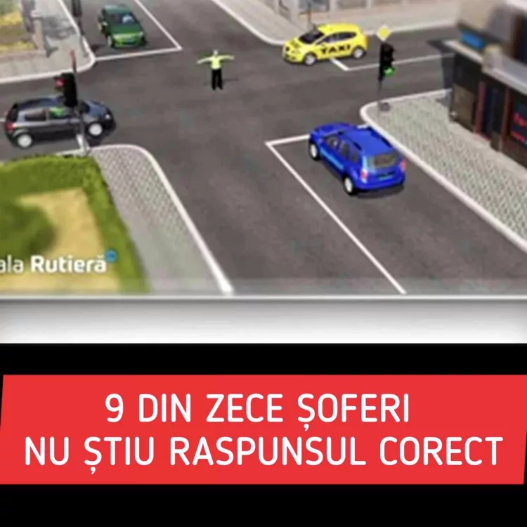 Testul rutier la care 9 din 10 șoferi dau răspuns greșit