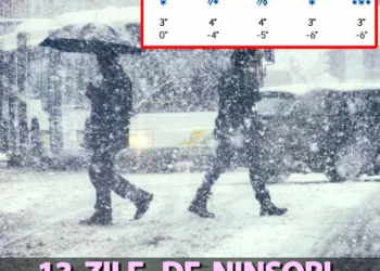 Meteorologii Accuweather anunță 13 zile consecutive de ninsori în România. Pe ce dată vin zăpezile