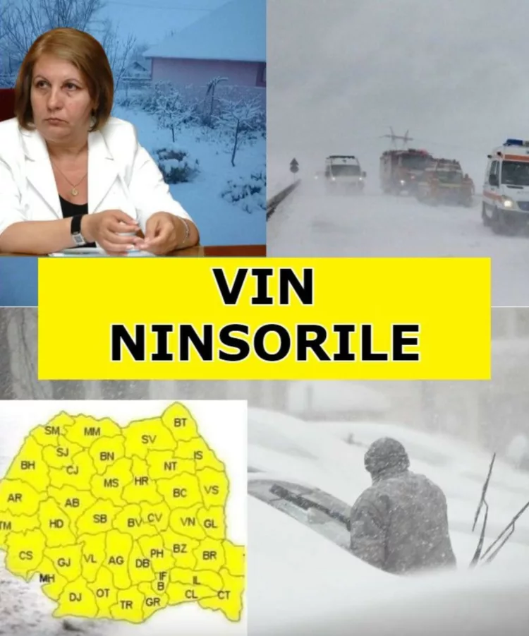 Vin ninsorile. Prognoza meteo ANM pentru următoarele patru săptămâni. Meteorologii EaseWeather anunță o lună noiembrie cum n-a mai fost în România