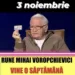 Mihai Voropchievici Horoscop rune pentru săptămâna 28 octombrie – 3 noiembrie.