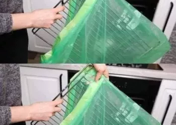 Nu este nevoie să freci, pune grătarul cuptorului într-o pungă: va fi ca nou din nou.