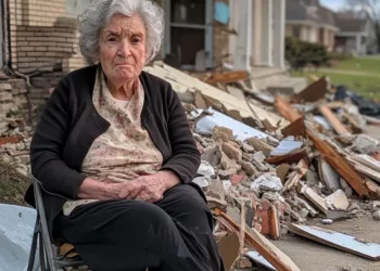 FEMEIA SE ÎNTOARCE ACASĂ ȘI DESCOPERĂ CĂ LOCUINȚA EI A FOST DEMOLATĂ, DUPĂ CE FIUL EI O CONVINGE SĂ SE MUTE CU EL