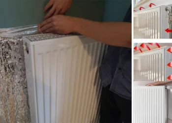 Folia de aluminiu intre calorifer si perete face minuni cu factura de incalzire