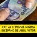Care va fi pensia minimă începând cu 1 ianuarie 2025