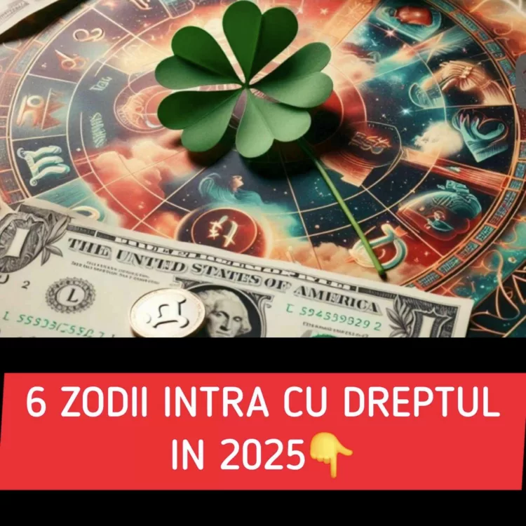 Șase zodii intră cu dreptul în 2025.Unii primesc moșteniri, alții devin vedete peste noapte, alții pot juca la LOTO