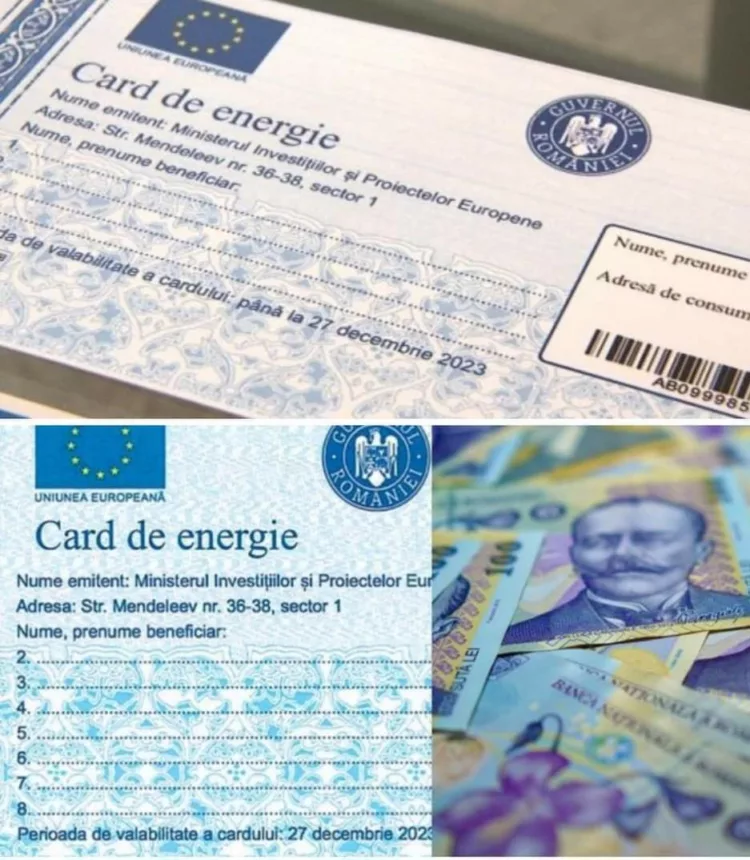 Cand se dau noile Carduri de Energie incarcate cu bani