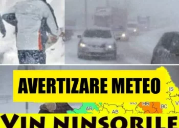 Schimbare radicală a vremii: Revin ploile, la munte va ninge. Anunțul ANM…