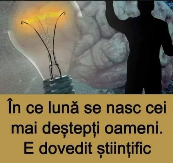 În ce lună se nasc cei mai deștepți oameni