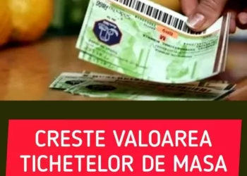 CREȘTE VALOAREA TICHETELOR de masă