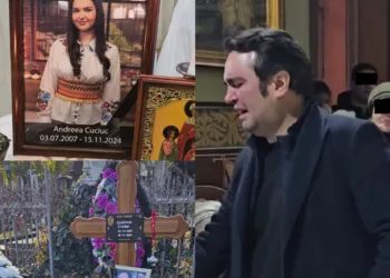 „Andreea, scoală! Trebuia să fii la școală” Igor Cuciuc s-a întors la mormântul fiicei sale și a început să-i vorbească, printre suspine