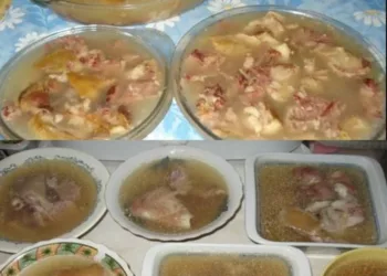 Piftie de porc asa cum facea bunica! Trucul care o face sa iasa limpede de fiecare data..