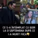 Ce s-a întâmplat cu Igor Cuciuc, la o săptămână după ce i-a murit fiica? ”Ceva divin”
