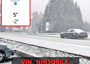 Meteorologii Accuweather anunță ninsori zilele următoare în România. Pe ce dată ninge