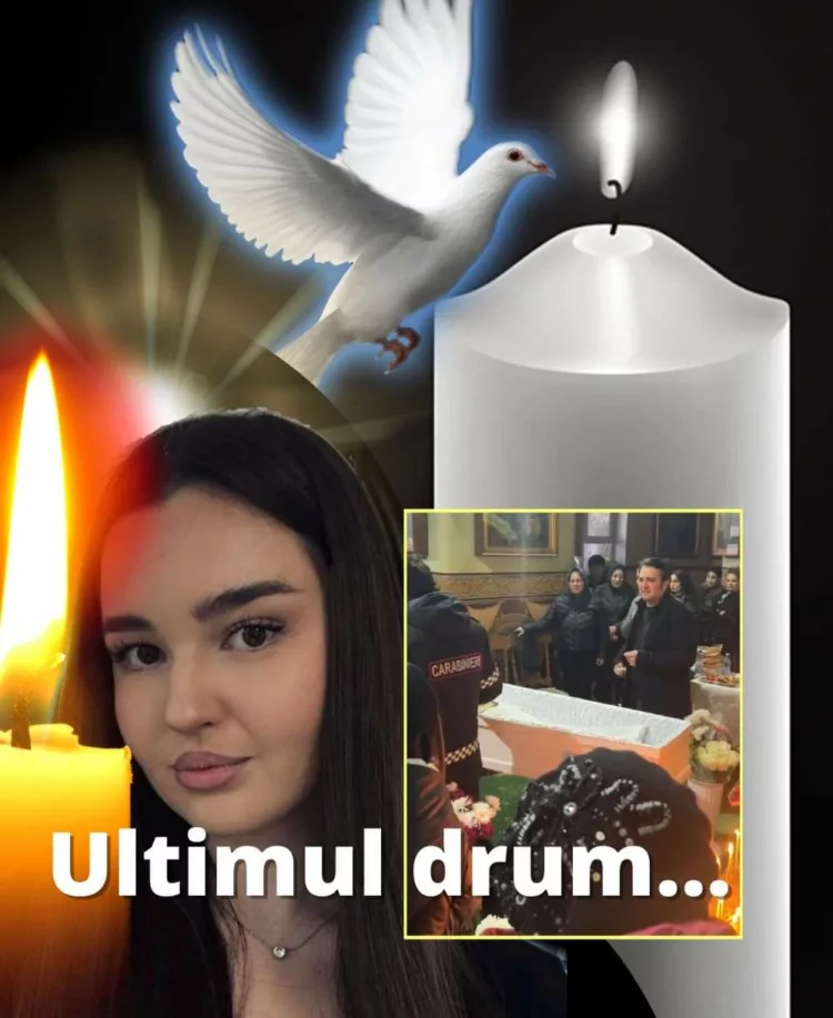 Imaginile durerii de la priveghiul Andreei, fiica lui Igor Cuciuc. Îndrăgitul interpret de muzică populară nu s-a desprins de lângă sicriul cu trupul neînsuflețit al unicului său copil