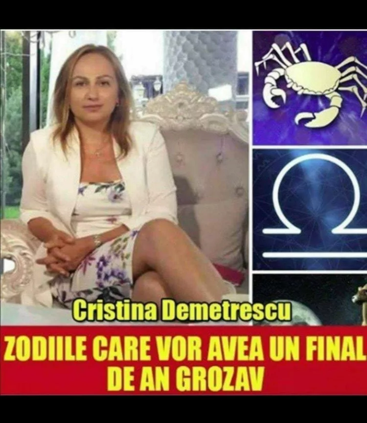 Horoscop decembrie Cristina Demetrescu. Finalul de an aduce provocări, dar și șanse uriașe