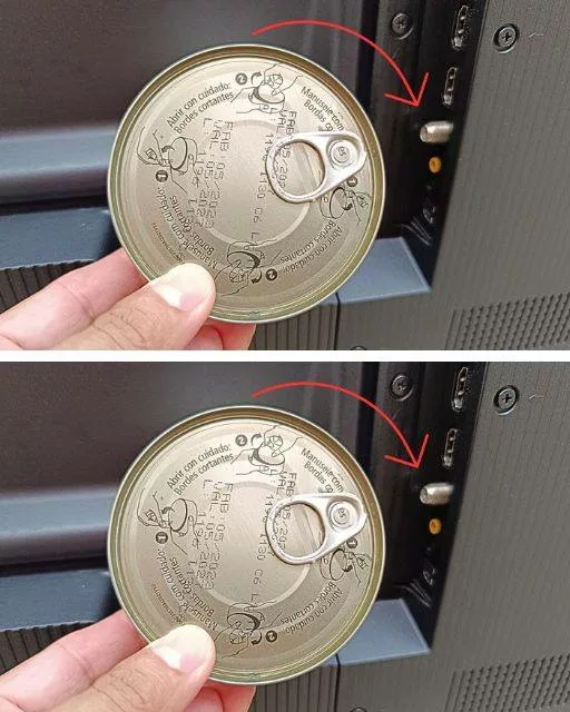 Pune o conservă de ton în spatele televizorului și vei lăsa pe toată lumea surprinsă de rezultat!