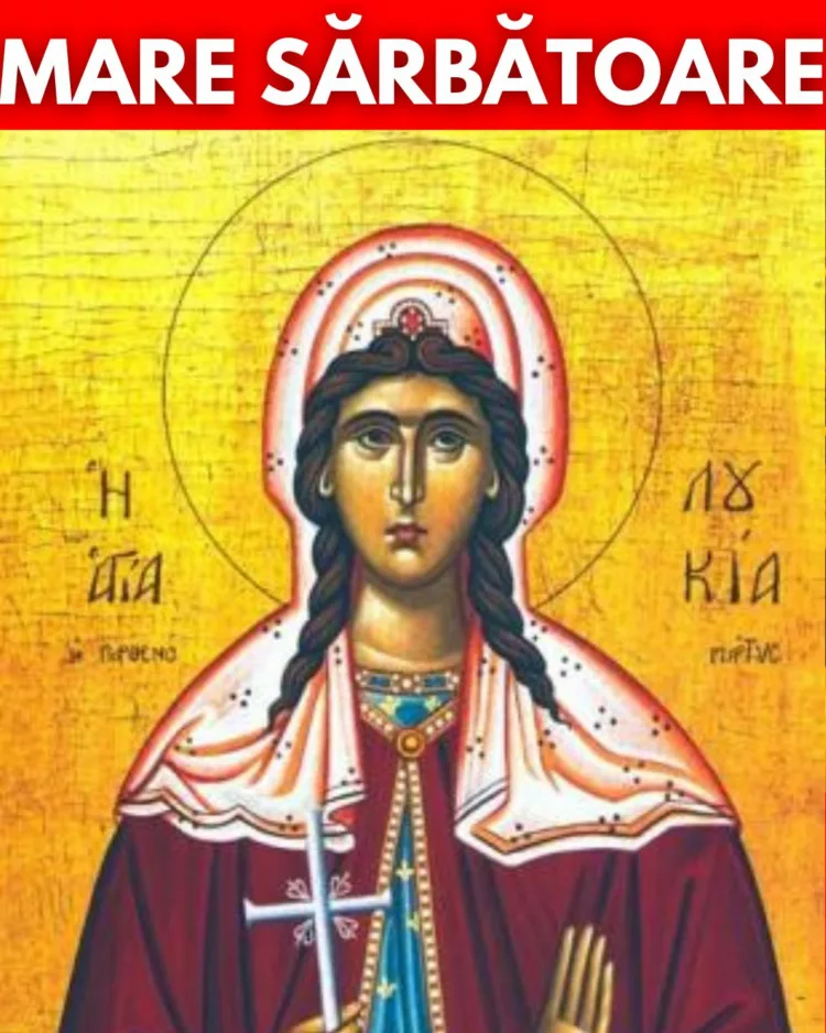 Calendar ortodox 13 decembrie: Sfânta MARE. Ce e bine să faci încă de dimineață