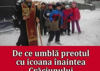 De ce umblă preotul cu icoana Nașterii Domnului pe la casele noastre înaintea Crăciunului