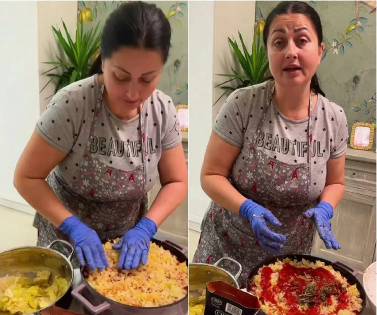 Rețeta de sarmale a Gabrielei Cristea pas cu pas!