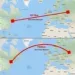 Motivul pentru care avioanele nu zboară în linie dreaptă. De ce rutele lor sunt mereu curbate