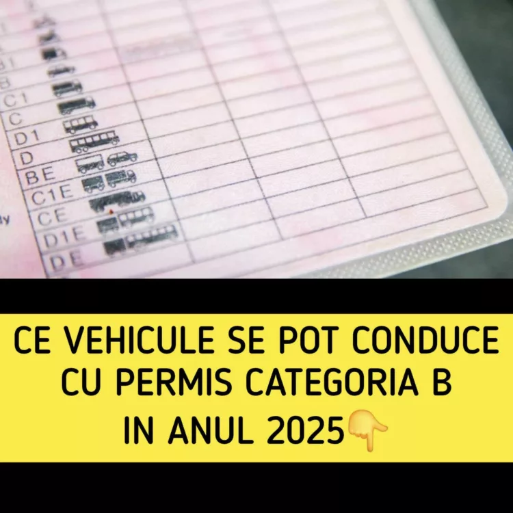 Ce vehicule se pot conduce cu permisul Categoria B, din 2025