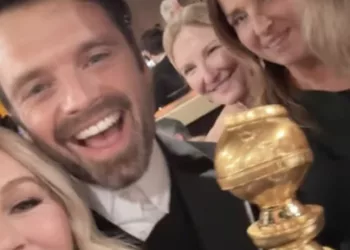 Românca ce i-a fost alături lui Sebastian Stan la Globurile de Aur. Cum a reacționat Sharon Stone când i-a văzut împreună