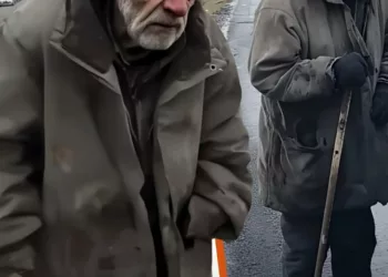 După moartea mamei, fiul îl dă afară din casă pe tatăl vitreg, iar o mașină luxoasă se oprește în fața bătrânului.