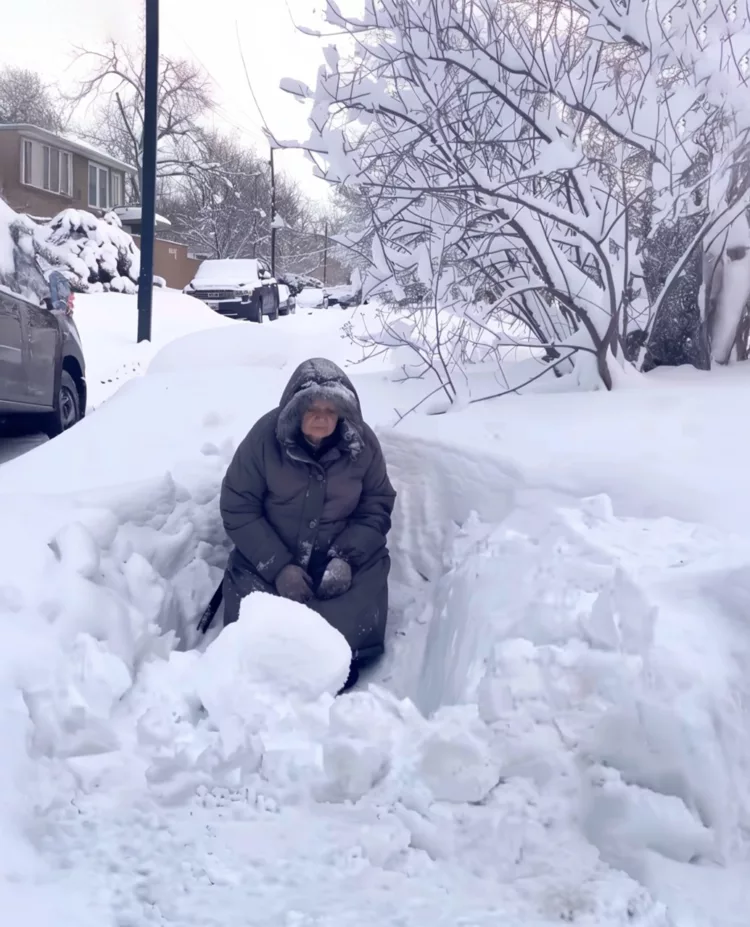 Într-o dimineață înghețată de ianuarie, am observat ceva adunat lângă marginea aleii mele. La început, am crezut că este gunoi, dar pe măsură ce m-am apropiat, mi-am dat seama că era o femeie în vârstă. Buzele îi erau albastre, paltonul mult prea subțire pentru vremea aceea, și părea aproape moartă.