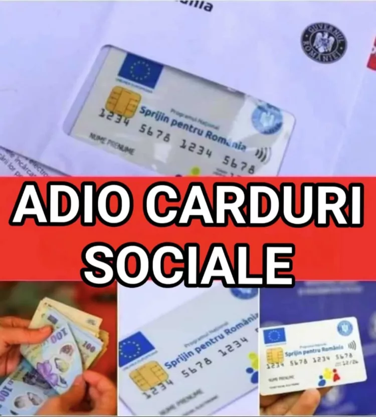 Veste trista pentru pensionari. Adio carduri sociale!