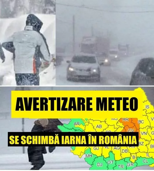 Iarnă cum n-am mai pomenit în România. Prognoza ANM pentru patru săptămâni