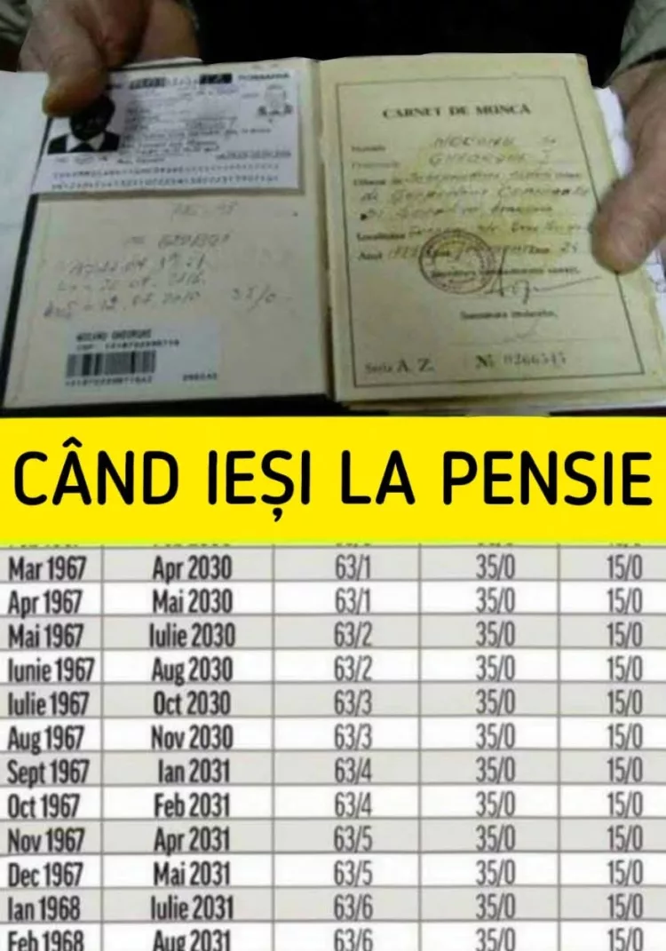 Noua lege a pensiilor. Tabel – Când ieși la pensie în funcție de anul în care te-ai născut