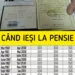 Noua lege a pensiilor. Tabel – Când ieși la pensie în funcție de anul în care te-ai născut