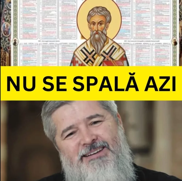 Nici sâmbătă nu se spală este mare sărbătoare în calendar. Părintele Vasile Ioana: Nu spălați și nu faceți treburi casnice până la ora 19 cel puțin