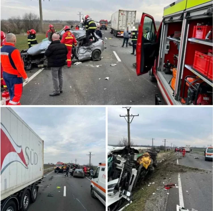 Victimele decedate în teribilul accident de pe DN 6 sunt din Caracal. Șoferița avea doar 19 ani