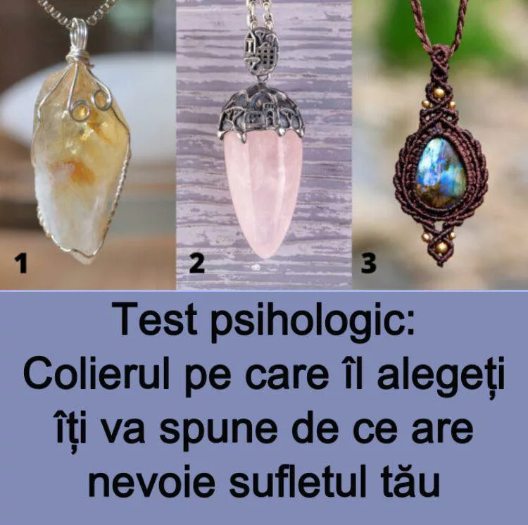 Test distractiv: Colierul pe care îl alegeți îți va spune de ce are nevoie sufletul tău