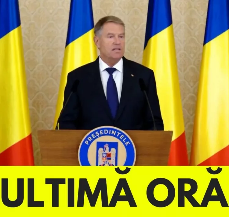 Klaus Iohannis: ”Demisionez din funcția de președinte al României