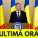 Klaus Iohannis: ”Demisionez din funcția de președinte al României