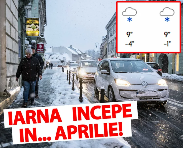 În România, iarna începe în.. aprilie!