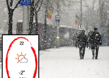 Orașul din România în care sunt anunțate temperaturi de -29 de grade, în weekend, potrivit meteorologilor Accuweather
