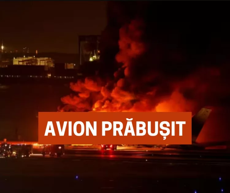 Ultimă oră. Un avion cu 80 de pasageri s-a prăbușit pe pistă. Aeronava s-a răsturnat