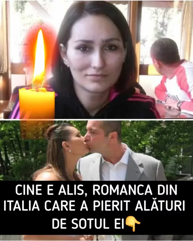 Cine este Alis, românca din Italia care a pierit alături de soțul ei. Cum și-au găsit sfârșitul