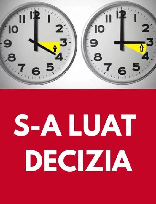 Când se schimbă ora până la urmă. Ce au decis autoritățile: data la care se dă ceasul înainte