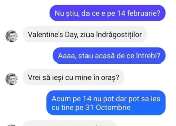 Ce faci pe 14 februarie?