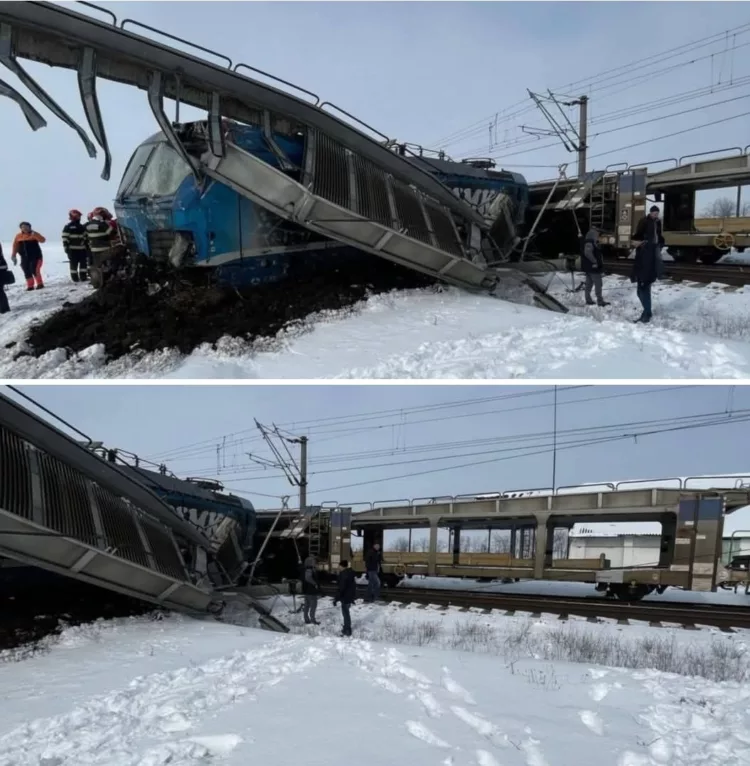 Grav accident feroviar în România