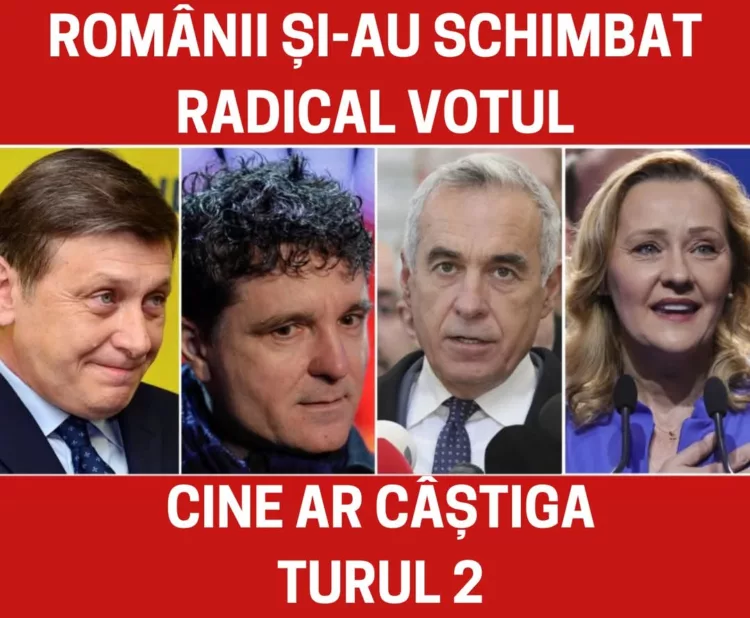 Răsturnare totală de situație. Cine ar intra în turul 2 la Alegerile Prezidențiale și cine ar câștiga alegerile