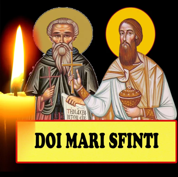 Sunt prăznuiți Cei Doi Mari Sfinți