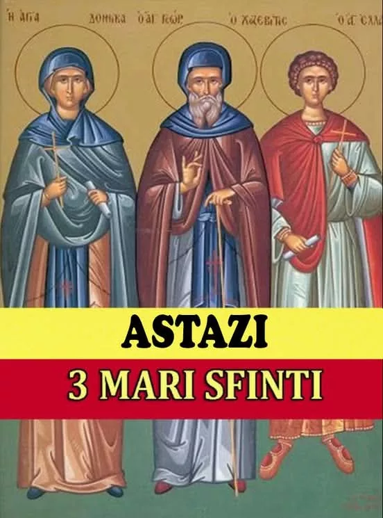 Calendar ortodox 10 martie 2025. Trei mari sfinti sunt praznuiti ASTAZI