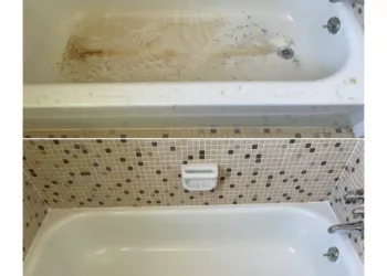 Cum să albești cada rapid, fără clor sau înălbitor. Trucul secret folosit în hoteluri