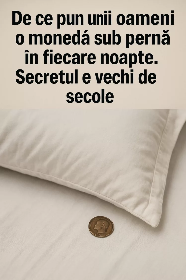 De ce pun unii oameni o monedă sub pernă în fiecare noapte: superstiție sau ritual cu adevărat benefic?