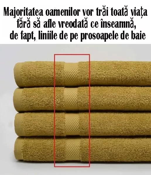 Misterul liniei de pe prosop a fost rezolvat! Uite la ce folosește cu adevărat